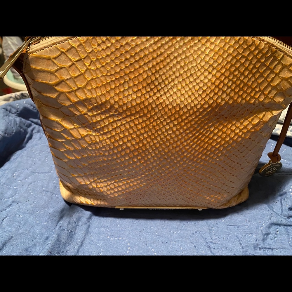 Used Gold/Multicolored Brahmin Purse